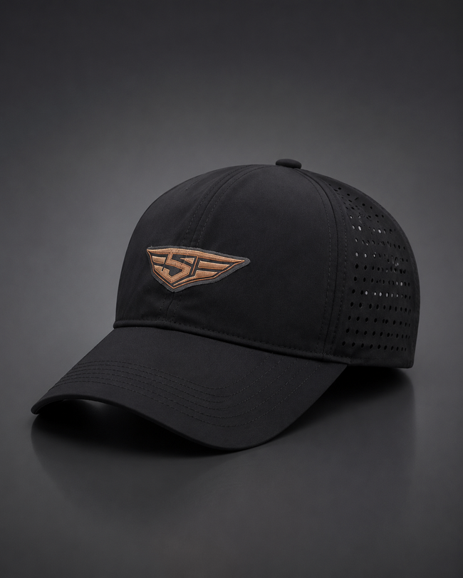 ESTTRUS Performance Cap — Black / Copper