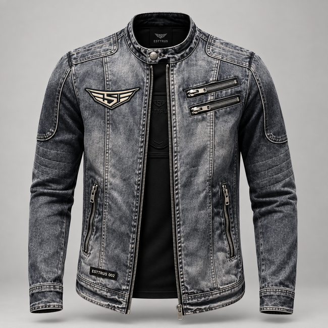 BUILT WITH INTENTION — ESTTRUS 002 MOTO DENIM JACKET